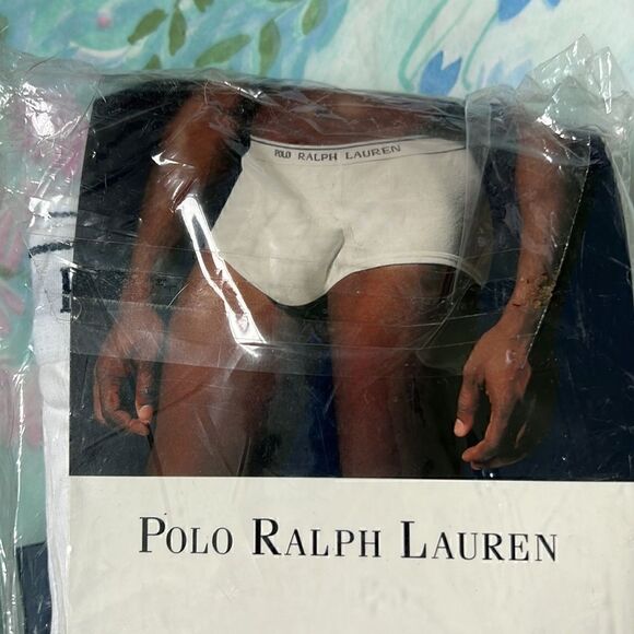 Polo Ralph Lauren Classic Mid Rise Brief 3 Pack White *SLIGHTLY IMPERFECT* - Picture 5 of 5